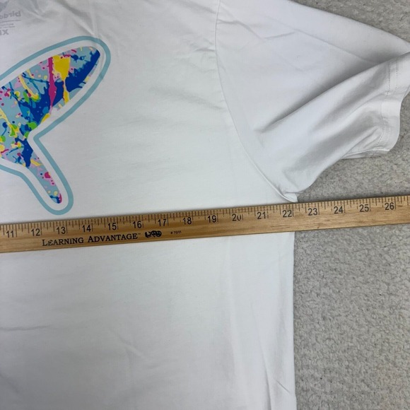 Birddogs T Shirt Mens XL Stretch Crew Neck Hummingbird Graphic Casual White - Picture 5 of 6